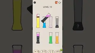 CAN YOU SOLVE (SORT) IT? 🤔 | SortPuz Level 15 #tutorial #howto #solve #satisfying #game #shorts