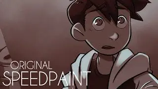 red moon rising | OC Speedpaint [MUSIC]