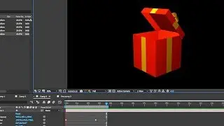 How to Create a 3D Opening Gift Box in Adobe After Effects CC 2018