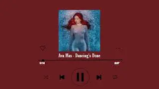 Ava Max - Dancing's Done ( Clean Acapella )
