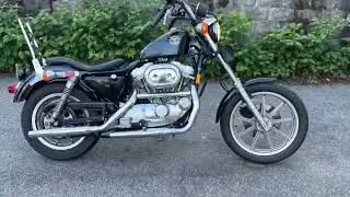 1992 Harley sportster XLH 1200 start up