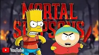 Bart vs. Cartman: 16-Bit Deathmatch (Mortal Kombat Fatality)