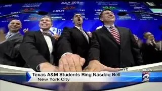 Rice Business Plan Competition winners ring NASDAQ opening bell
