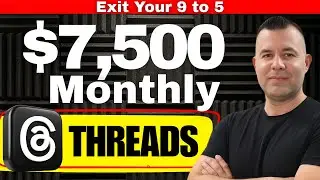 How to Make $7,500 a Month Using Threads! (Make Money With Ai)