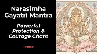 Narasimha Gayatri Mantra - Powerful Protection & Courage Chant | 1 Hour