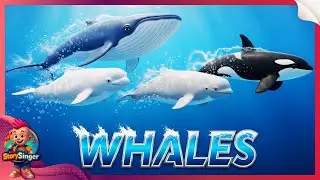 Давайте познакомимся с китами 🐋 | Выучите названия китов на английском языке | Виды китов | 🎶 Sto...