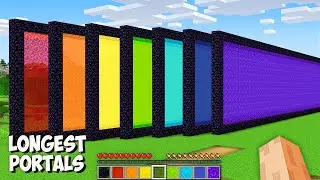 I found THE LONGEST NETEHER PORTALS in Minecraft! This is THE WIDEST SECRET PORTAL!