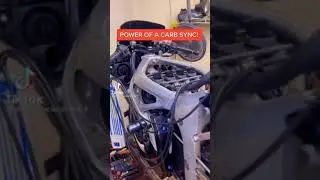 Carb Sync  🔥  #pistonart #carbulator
