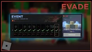 Roblox EVADE - All Tier 7 Items Showcase (Christmas 2022 Event Pass)