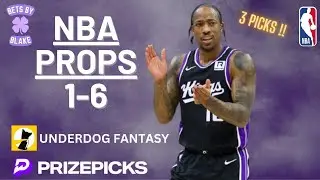 🔥VALUE!! 1-6-2025 | NBA PLAYER PROPS TODAY | PrizePicks | Underdog Fantasy | Best Player Props!