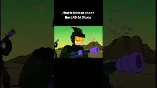 Charge your LAS-16 Sickle #helldivers2 #futurama
