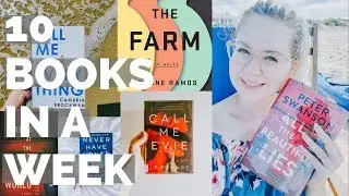 BEACH READING VLOG 2019 [I read 10+ books in one week?!]