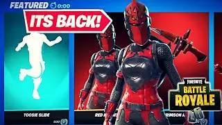 RED KNIGHT SKIN + CRIMSON AXE PICKAXE ARE BACK NEW FORTNITE ITEM SHOP