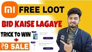 Mi Bid And Win Me Bid Kaise Lagaye | Bid And Win Kaise Jeete | ₹9 Sale Loot 2023