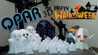 Halloween 2023 Compilation 3d Printed Timelapse #halloween #ghost #pokemon #3dprinting #timelapse