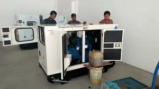 Test Running Perkins 13 kVA Silent