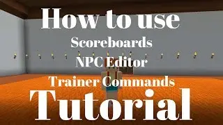 Minecraft - Pixelmon - Scoreboards/Npc Editor/Trainer Commands Tutorial !