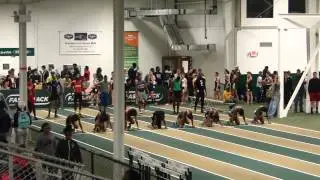 NCrunners Holiday Invitational 55 meter dash Girls Finals