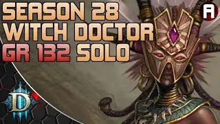 Season 28 | Witch Doctor - Solo | GR132 | Mundunugu Spirit Barrage (Rank 9)