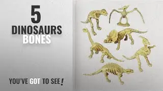 Top 10 Dinosaurs Bones [2018]: US Toy - Assorted Dinosaur Skeleton Toy Figures, Made of Plastic,
