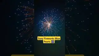 Sony Fireworks Blue Pearls Best Blue Skyshot #fireworks #shorts #diwali