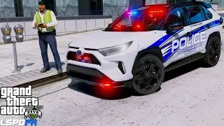 Los Santos County New Parking Enforcement Police Car In GTA 5 LSPDFR