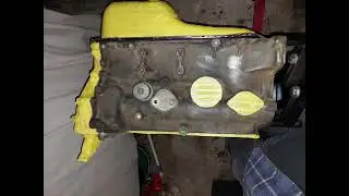 Toyota 3tgte engine. painted