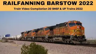 Train Video Compilation 20 BNSF & UP Trains 2022