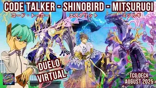 🔥Code Talker + Shinobird + Mitsurugi🔥| Replays + Decklist | TCG 2025 YuGiOh #Yugimpossible