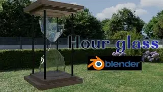 3d Hour glass by blender