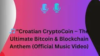 🎵 Croatian CryptoCoin &ndash; The Ultimate Bitcoin & Blockchain Anthem Official Music Video