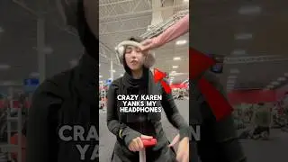 hijabs interaction with crazy Karen in gym! gets messy
