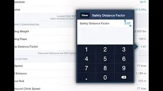 ForeFlight Quick Tip: Takeoff & Landing Safety Distance Factor