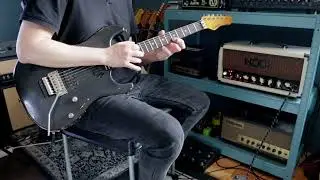 Haar Trad-S with Floyd Rose in Chorcoal Frost Aged