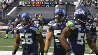 Madden NFL 17 - Atlanta Falcons vs Seattle Seahawks | Gameplay (HD) [1080p60FPS]