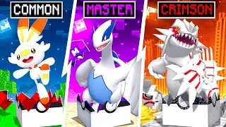 UPGRADING LUCKY BLOCKS To *CRIMSON* LUCKY BLOCKS In MINECRAFT PIXELMON