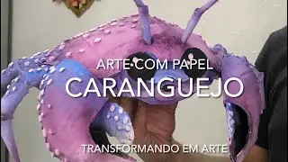 ARTE COM PAPEL: CARANGUEJO - TRANSFORMANDO EM ARTE