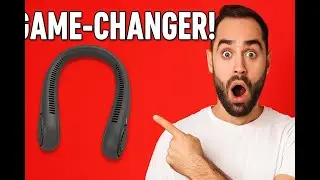 Stay Cool Anywhere! JISULIFE FA12 Pro Neck Fan Review & Demo