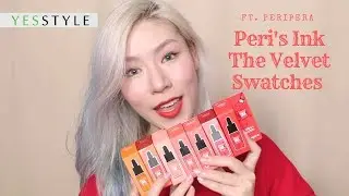 peripera Peri's Ink The Velvet Swatches | YesStyle Korean Beauty