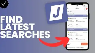 How to find your latest searches in Jetcost?