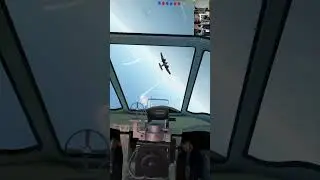 Истребитель Mitsubishi A6M5 Zero против XP-50. #vr #shorts