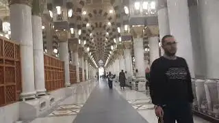 মদিনা শরীফের ভিতরের দৃশ্য