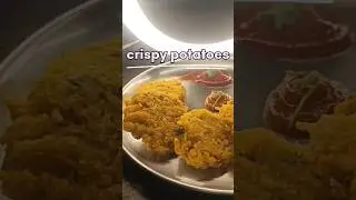 crispy potatoes for snacks || #snacks #crispypotatosnacks #crispypotatobites #crispy #purevegrecipe