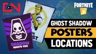 All Ghost & Shadow Posters Locations - Deface Recruitment Posters Fortnite Deadpool Week 6 Challenge