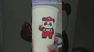 Explanation of the Fully automatic multi-color Paper Cup screen printing machine #screenprinting