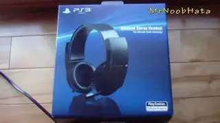 PS3 Wireless Stereo Headset Unboxing
