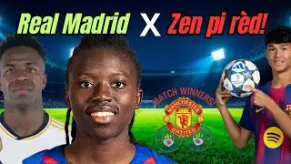 Barça ap pèdi Dro | Real Madrid cho kou vè lanp | Carrick met do Guardiola atè |  Spesyal Nérilia 🎉