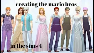 creating the mario bros in the sims 4