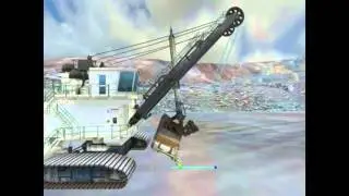 Simlog Electric Rope Shovel - Following Grade Module