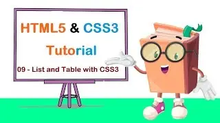HTML5 & CSS3 Tutorials - Styling List and Table with CSS3